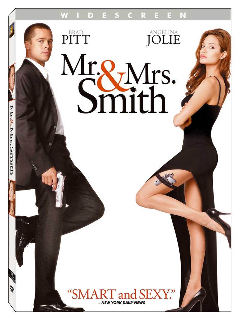 Mr. & Mrs. Smith on DVD image