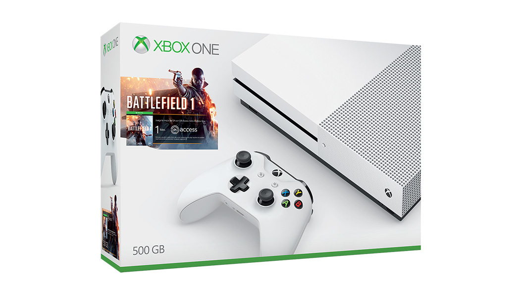 Xbox One S 500GB Battlefield 1 Console Bundle image