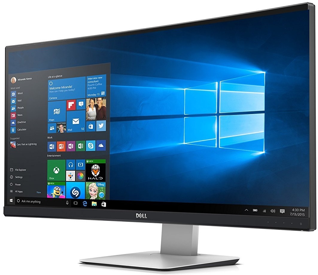 34" Dell UltraSharp Ultrawide Curved Monitor image