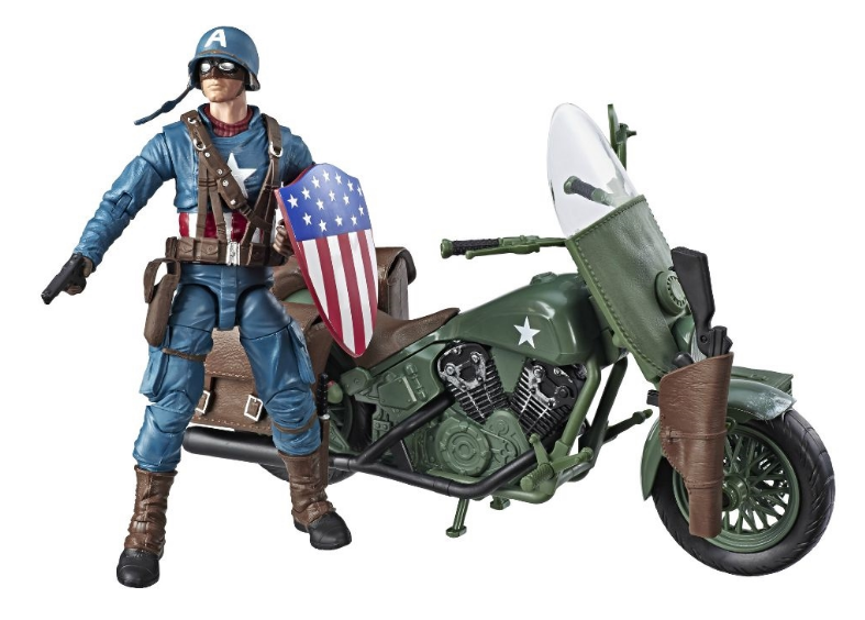 Marvel Legends: Captain America Motorcycle - 6" Vehicle Playset image