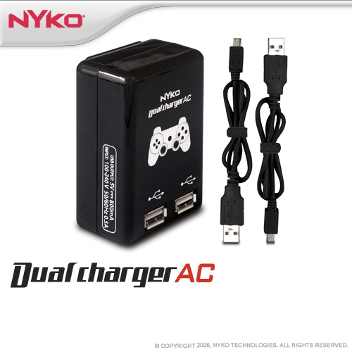 Nyko Dual Charge AC for PS3 image