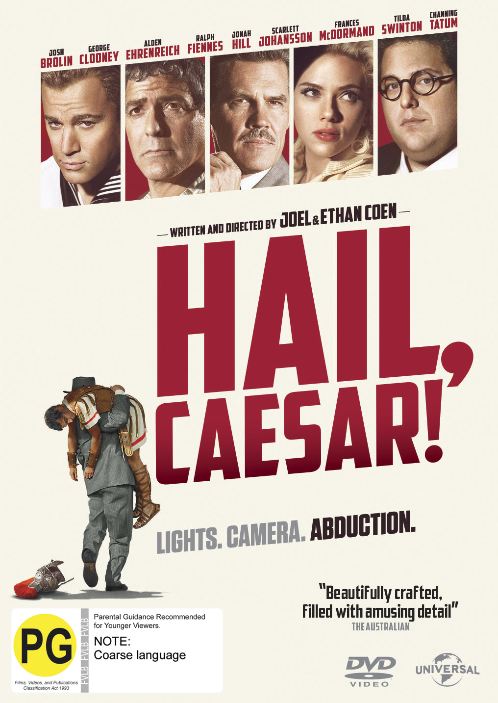 Hail Caesar! on DVD, UV image