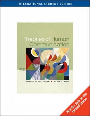 Theories of Human Communication by Stephen W. Littlejohn image