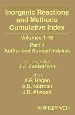 Inorganic Reactions and Methods, Cumulative Index, Part 1 image