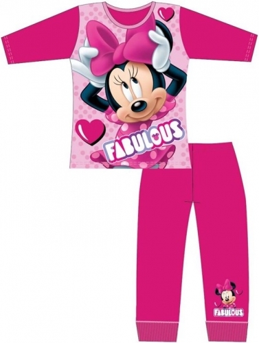 Disney: Minnie Mouse Girls Pyjama Set - Pink/7-8 image