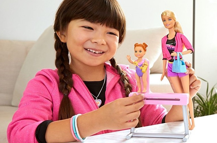 Barbie Careers - Gymnastic Coach Playset (Blond) image