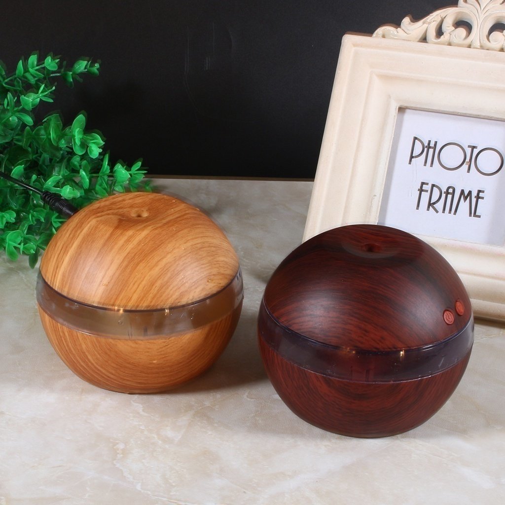 Mini Ultrasonic Portable USB Humidifier (Light Wood) image