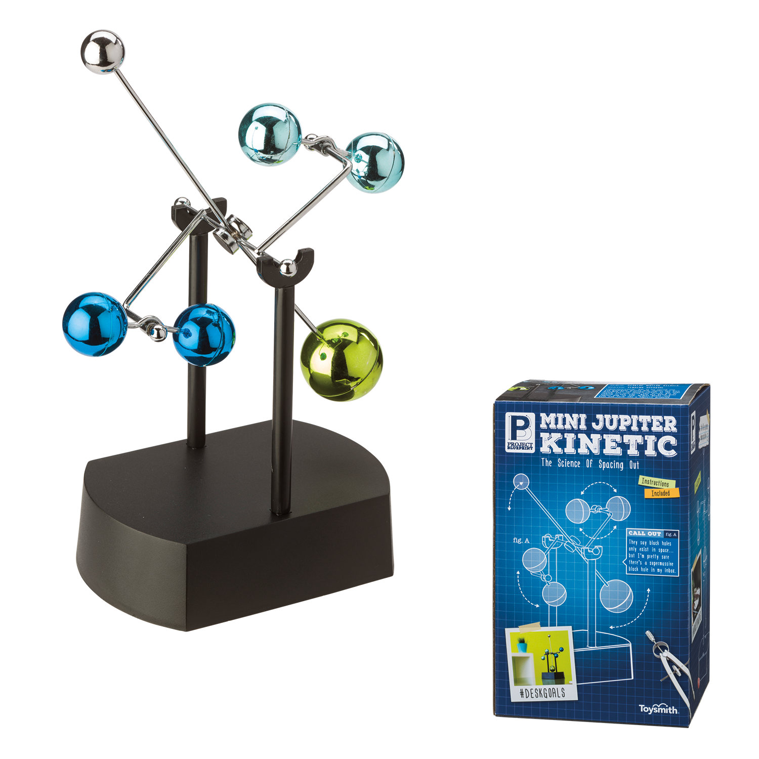 Toysmith: Mini Jupiter Mobile - Kinetic Desktop Toy