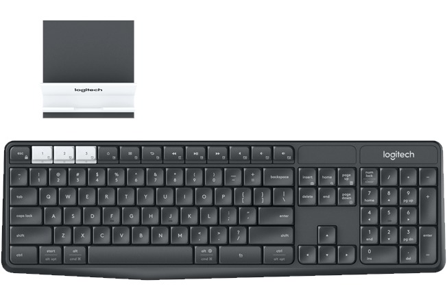 Logitech K375s Multi-Device Wireless Keyboard and Stand Combo