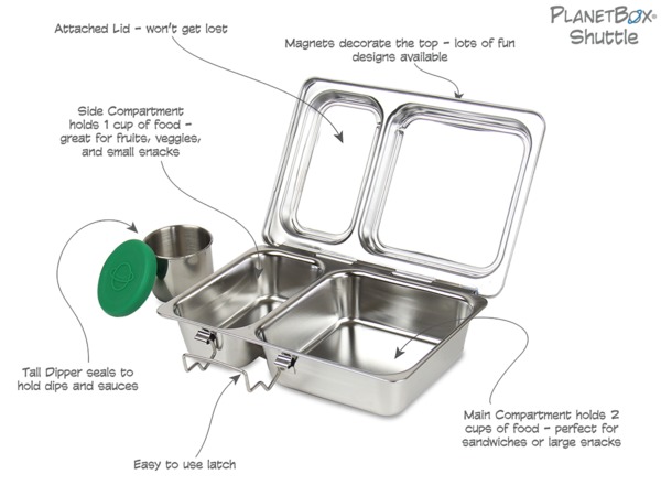 Planet Box - Shuttle Bento Lunchbox image