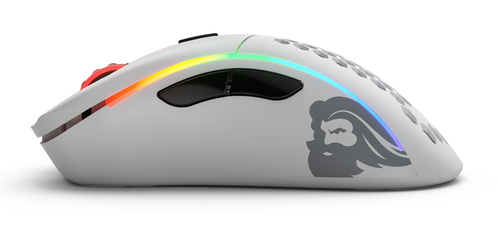 Glorious PC Gaming Model D Wireless Mouse (Matte White) for PC image