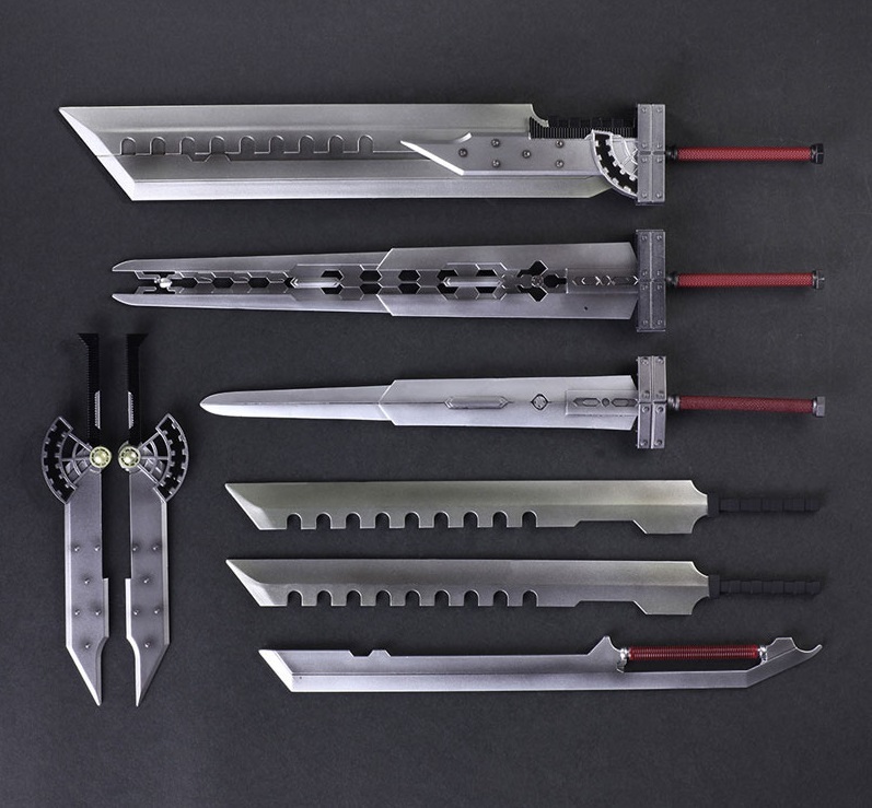 Final Fantasy: Cloud Strife & Fenrir - Play Arts Kai Figure Set image