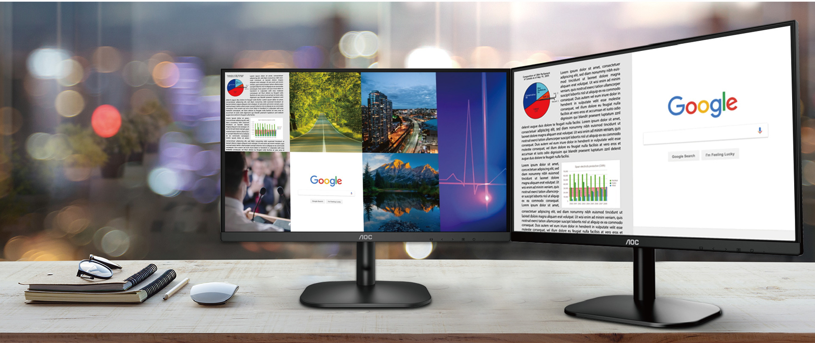 22" AOC 1080p 75Hz 6.5ms Gaming Monitor image