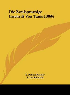 Die Zweisprachige Inschrift Von Tanis (1866) image