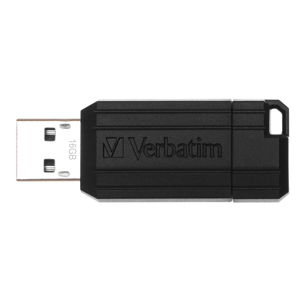 Verbatim Store'n'Go Pinstripe USB Drive - 16GB (Black) image