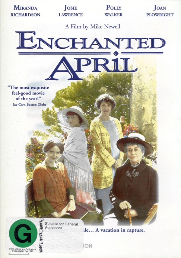 Enchanted April on DVD image