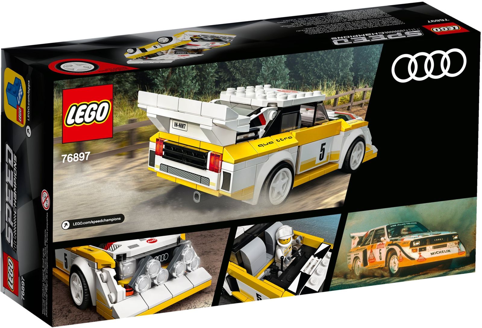 LEGO Speed Champions: 1985 Audi Sport Quattro S1 (76897) image