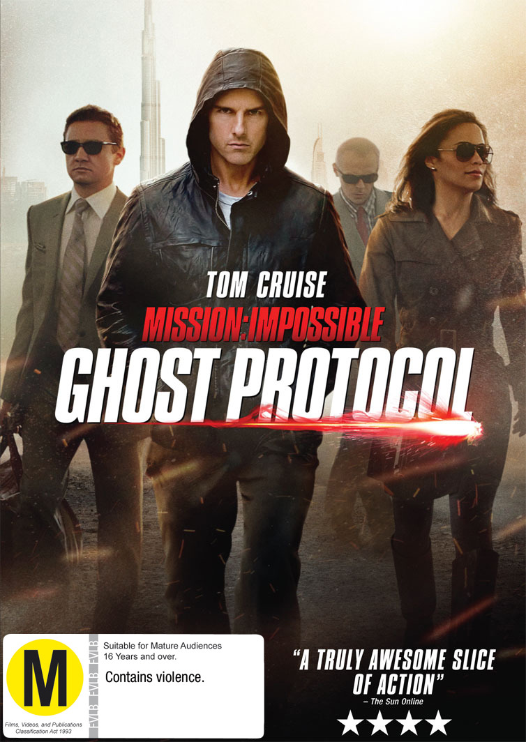 Mission Impossible 4 - Ghost Protocol on DVD image