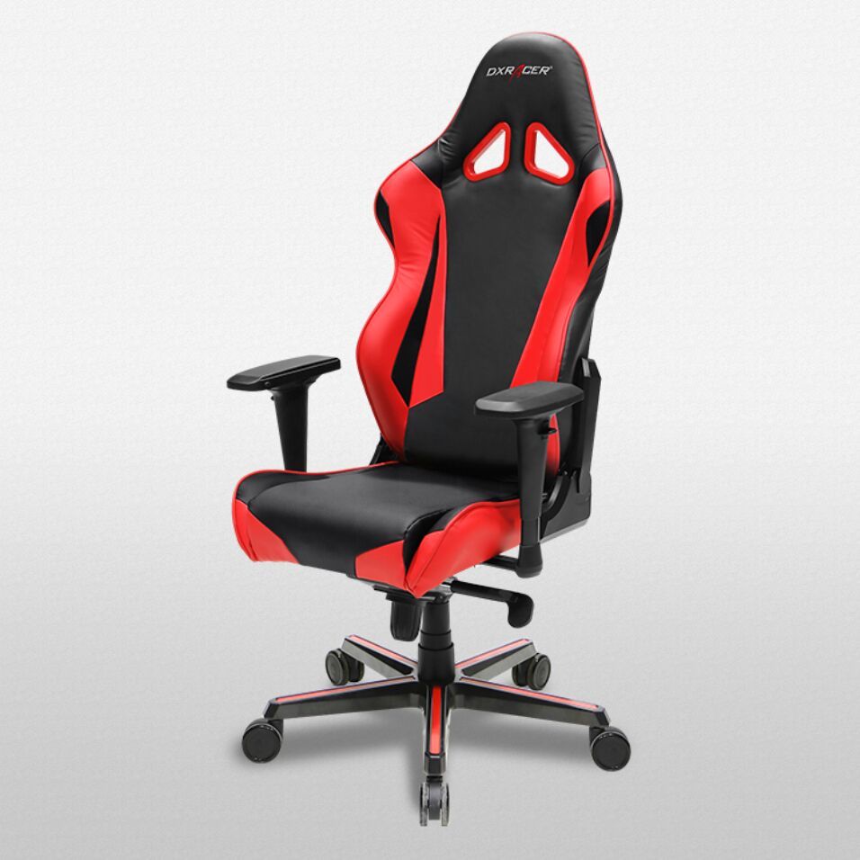 DXRacer Racing Series RV001 Gaming Chair (Black and Red) for image