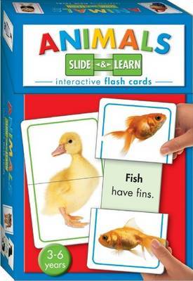 Slide and Learn Flash Cards: Animals image
