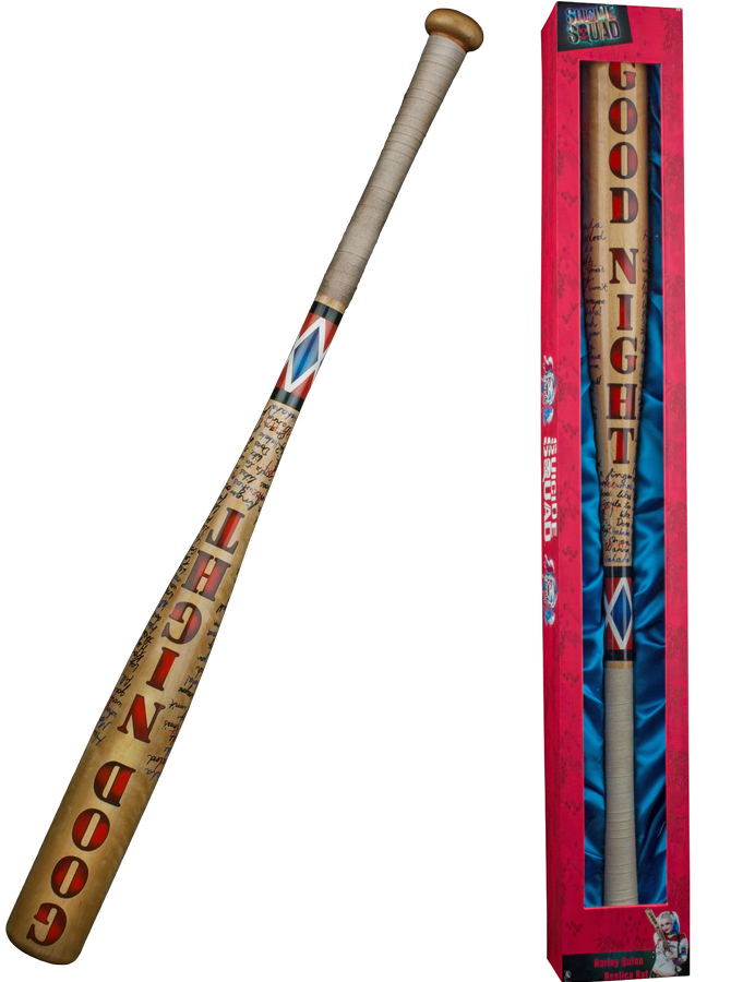 Harley Quinn's 'Good Night' Baseball Bat Replica at Mighty Ape Australia
