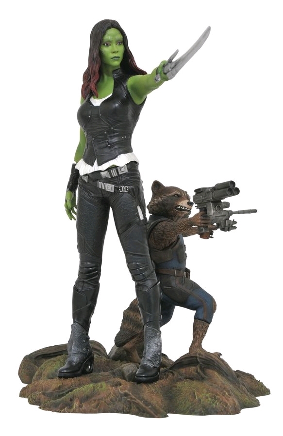 Guardians of the Galaxy: Vol. 2: Gamora & Rocket - 11" PVC Diorama image