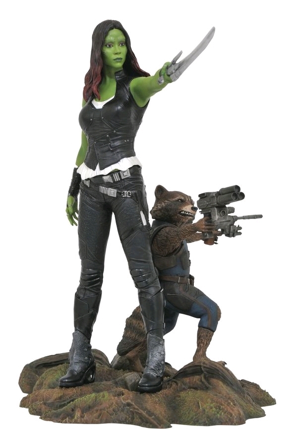 Gamora & Rocket - 11" PVC Diorama image