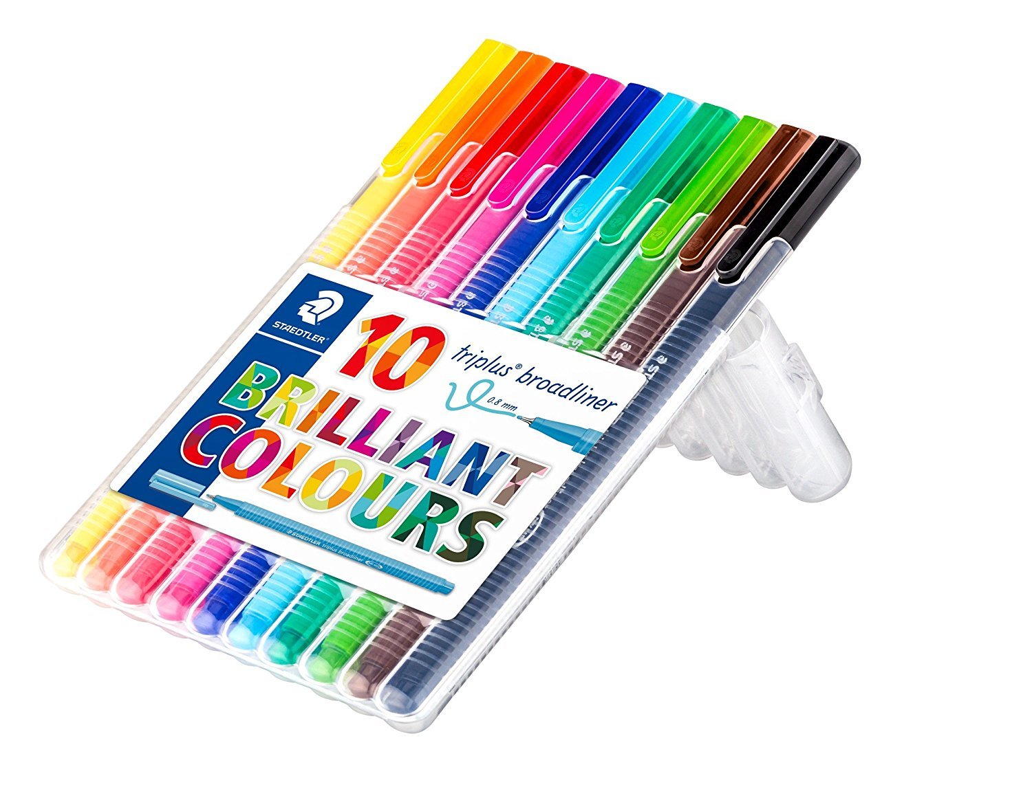 Staedtler: Triplus Broadliner 0.8mm (Wallet of 10)