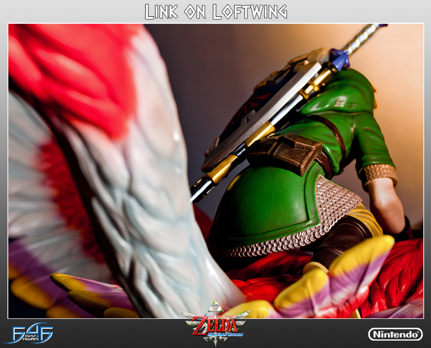 Zelda Link on Loftwing Statue