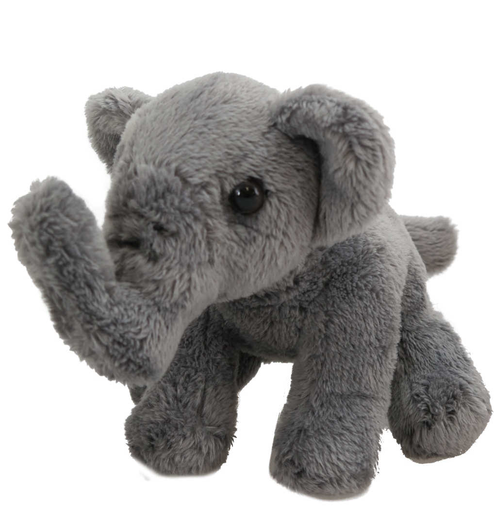 Mini Elephant in Amber & Grey main image 1