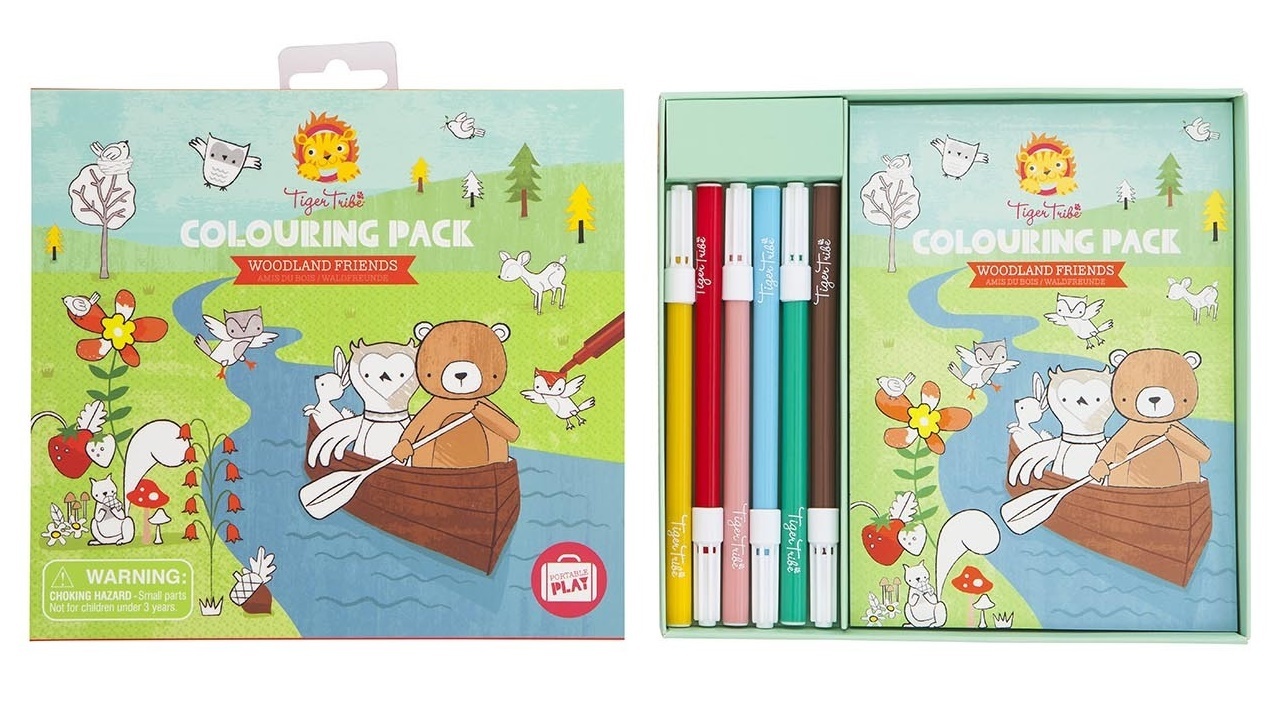 Tiger Tribe: Colouring Pack (Woodland Friends)