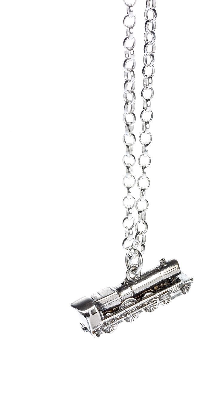 The Carat Shop: Official Harry Potter Hogwarts Express Train Necklace Sterling Silver image