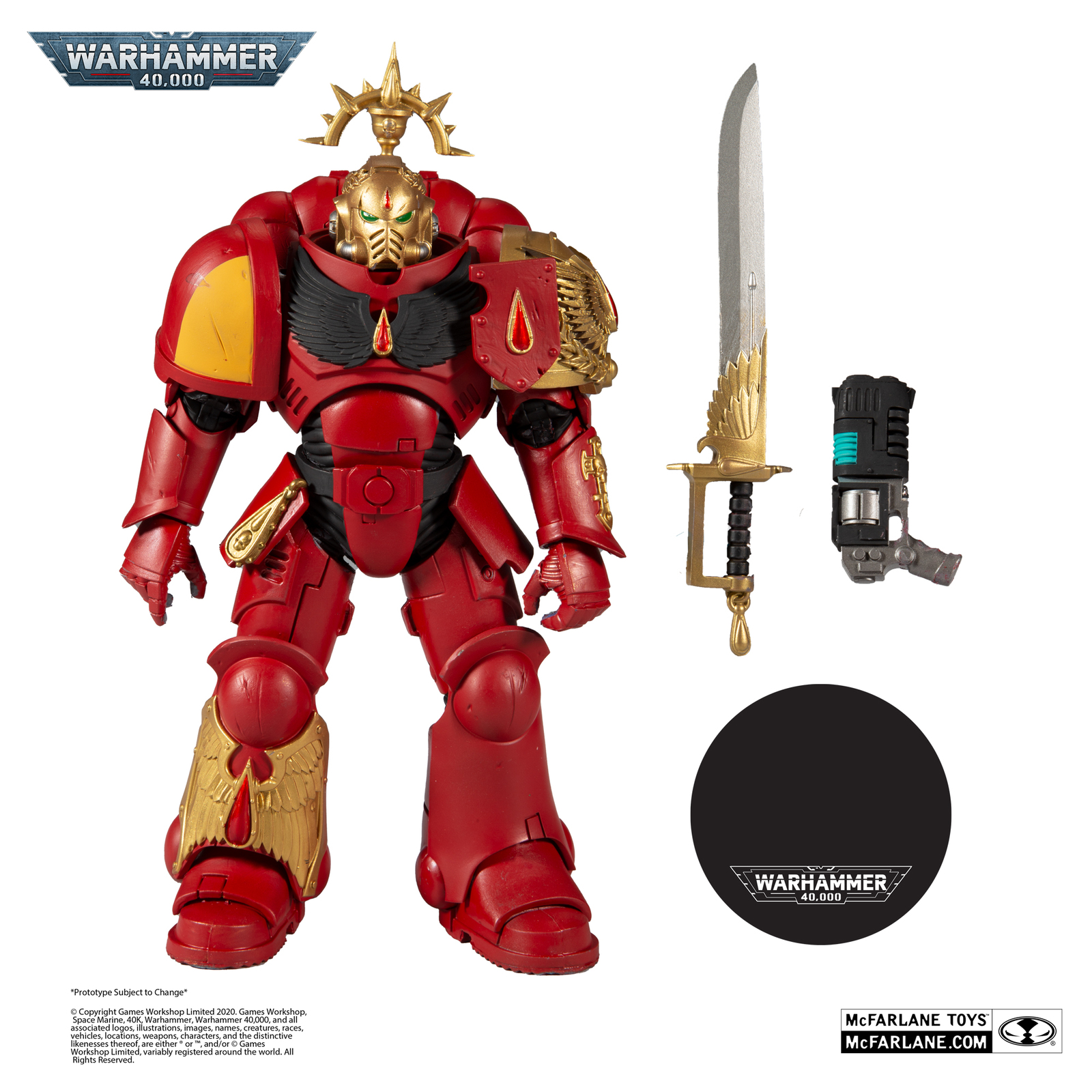 Warhammer 40k: Blood Angels Primaris Lieutenant - 7" Action Figure image
