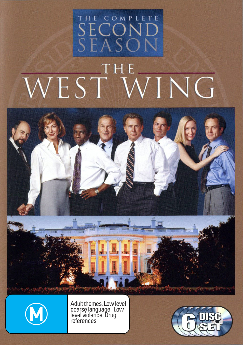 The West Wing - Complete Second Season (6 Disc Box Set) on DVD image