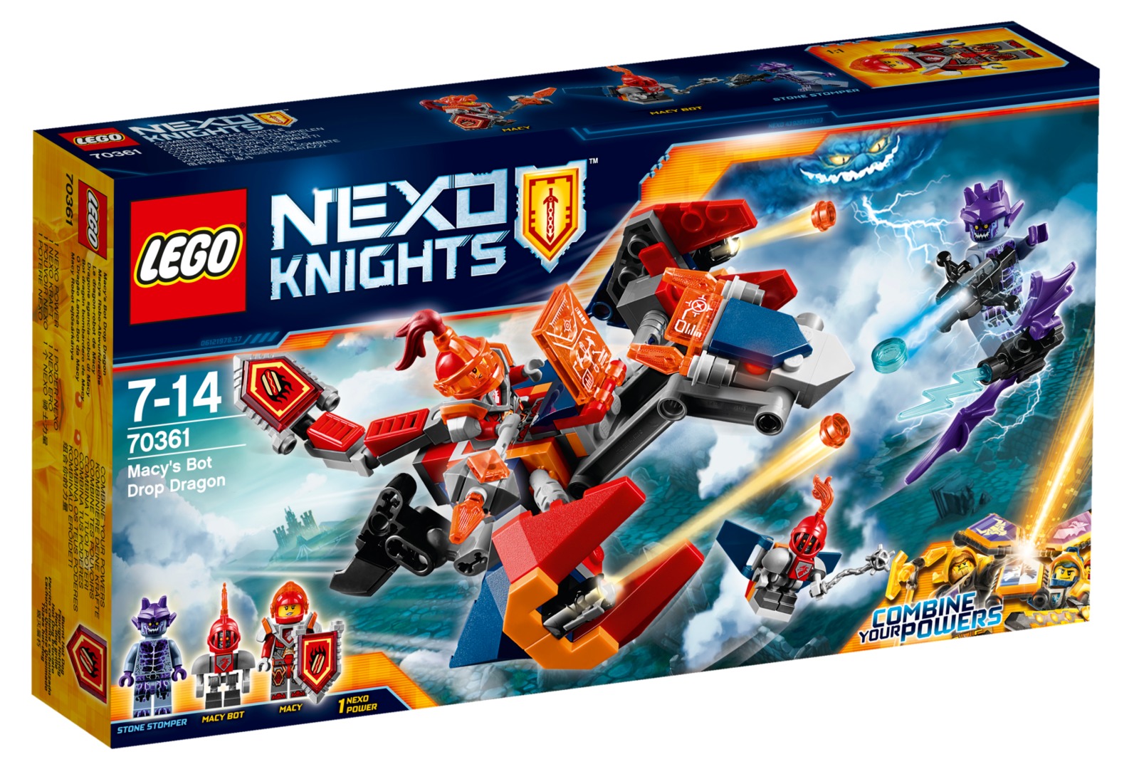 LEGO Nexo Knights: Macy's Bot Drop Dragon (70361) image