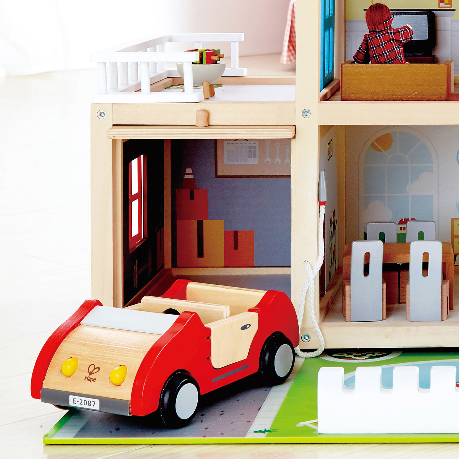 Hape: Doll Family Mansion - Wooden Doll House image