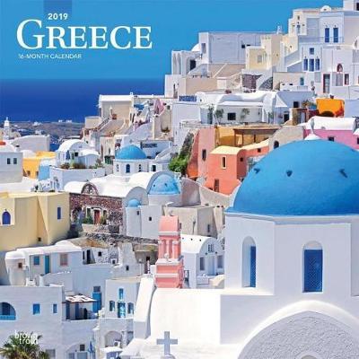Greece 2019 Square Wall Calendar by Inc Browntrout Publishers image