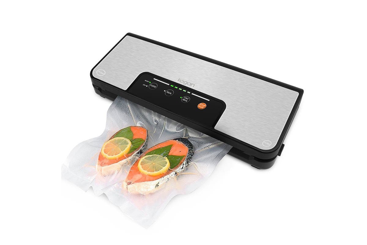 Kogan Food Vacuum Sealer with Built-In Roll Storage image