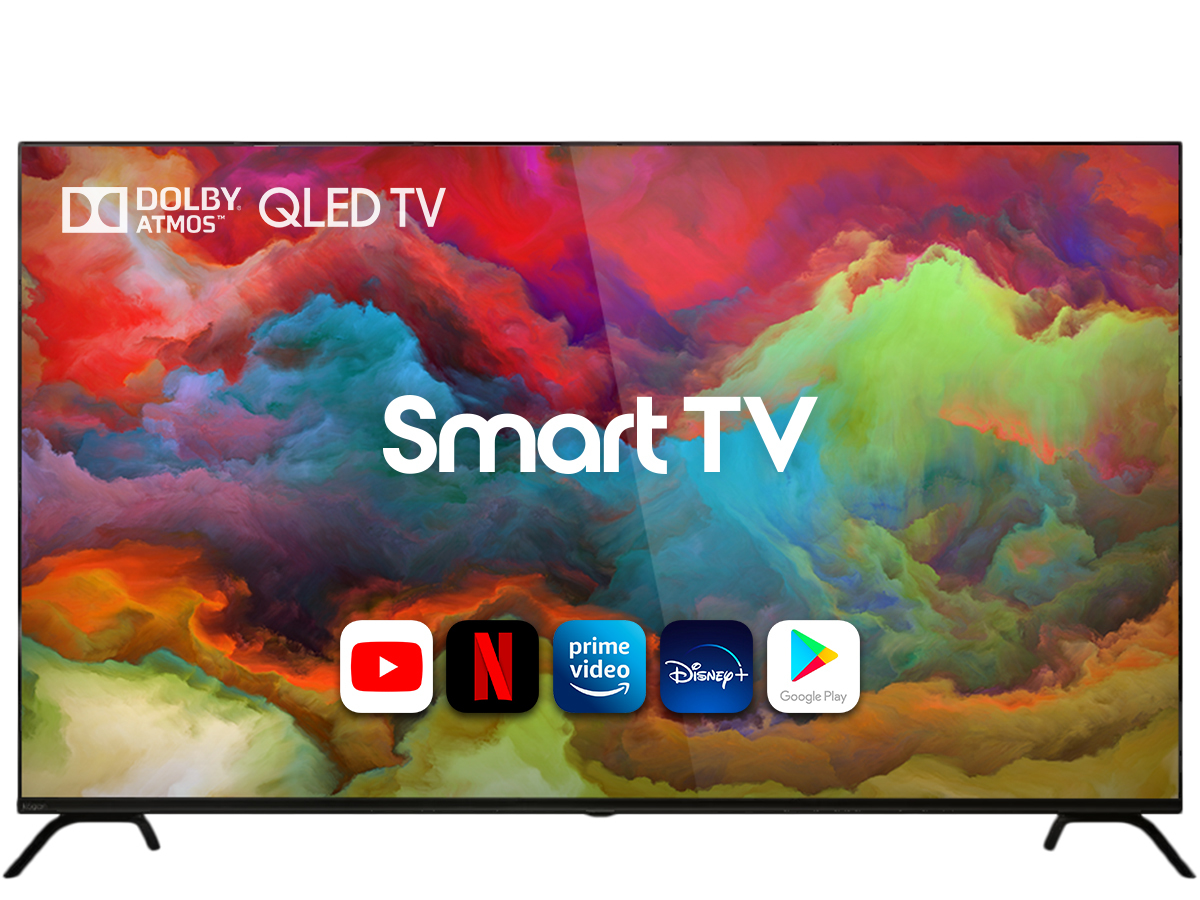 Kogan QLED 55" 4K UHD HDR Smart TV Android TV (Dolby Atmos) at Mighty