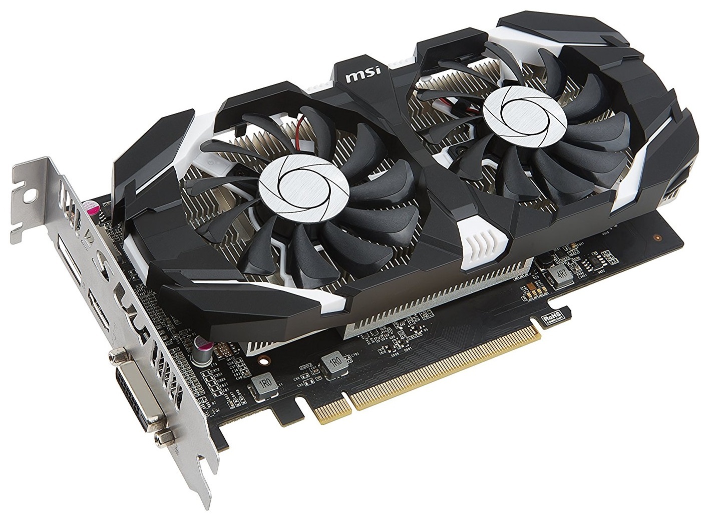 MSI GeForce GTX 1050 TI 4GB OC V1 Graphics Card