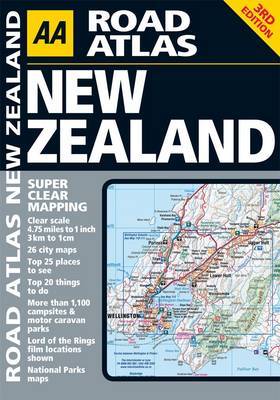 AA Road Atlas New Zealand by AA Publishing image