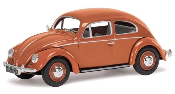 Corgi: 1/43 VW Beetle Coral - Diecast Model