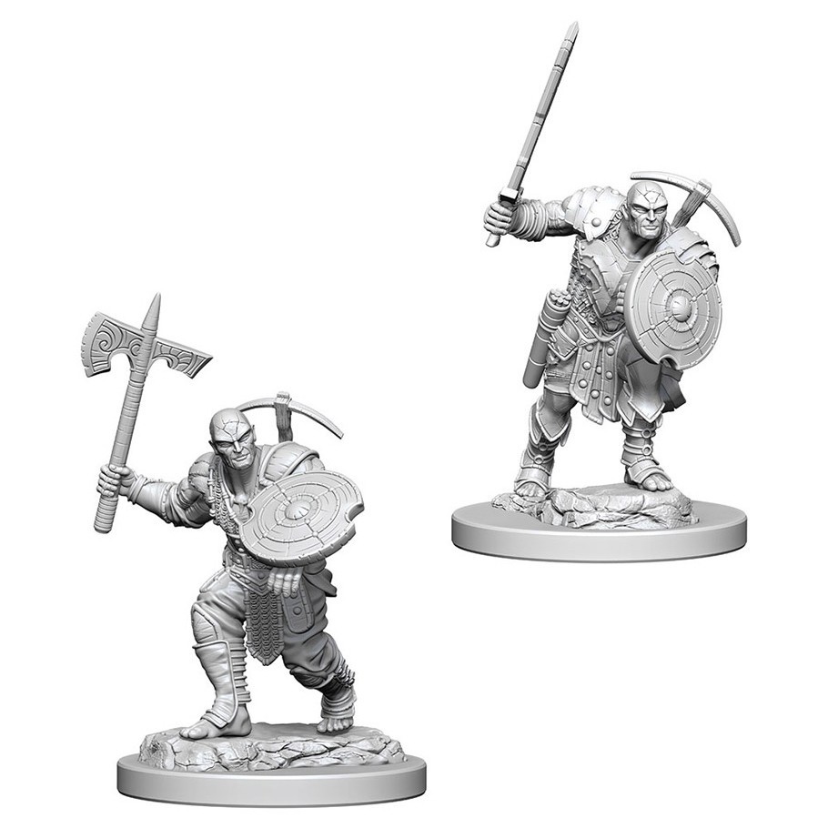 D&D Nolzur's Marvelous: Unpainted Miniatures - Earth Genasi Male Fighter image