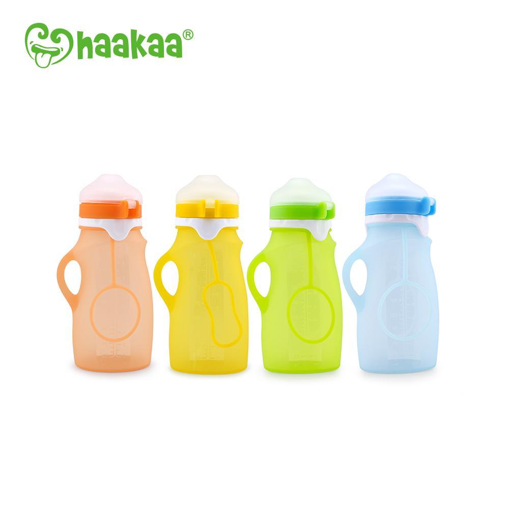 Haakaa: Silicone Feeding Squishy Bottle - Yellow (250ml) image