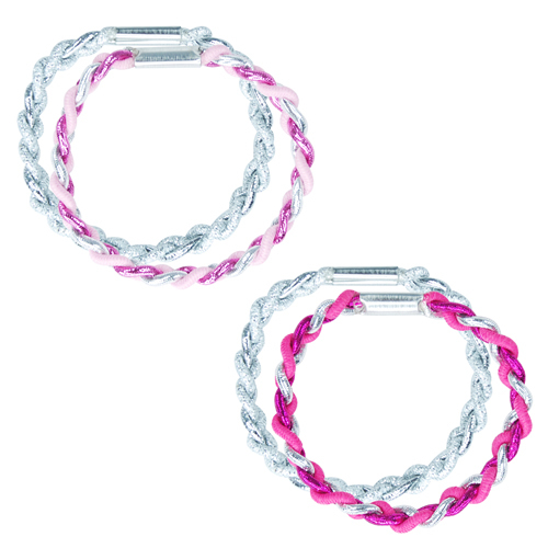 Pink Poppy - Twisted Hair Elastics image