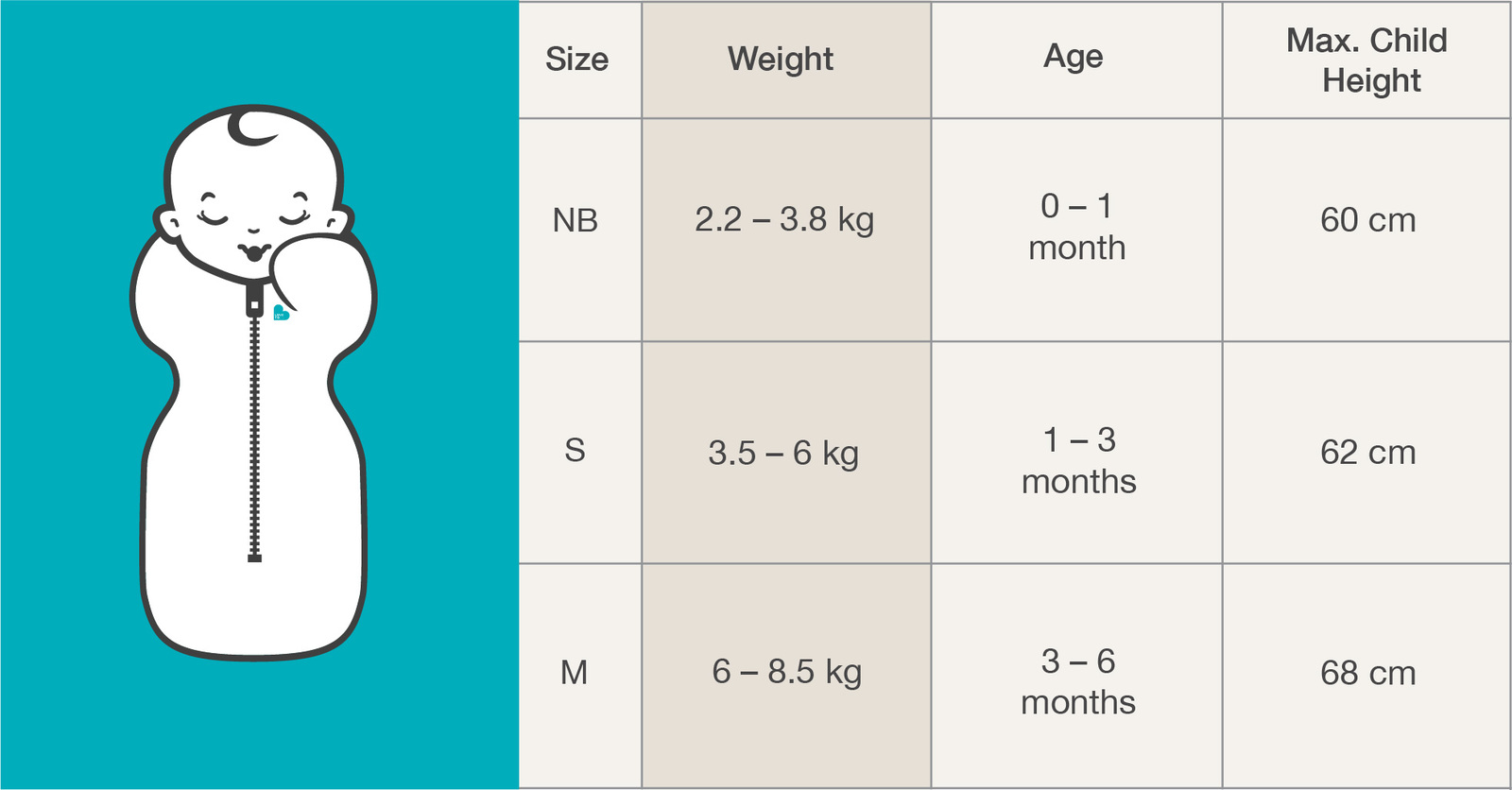 Buy Love to Dream Swaddle UP Bamboo Warm 0.2 TOG Grey (Small) at