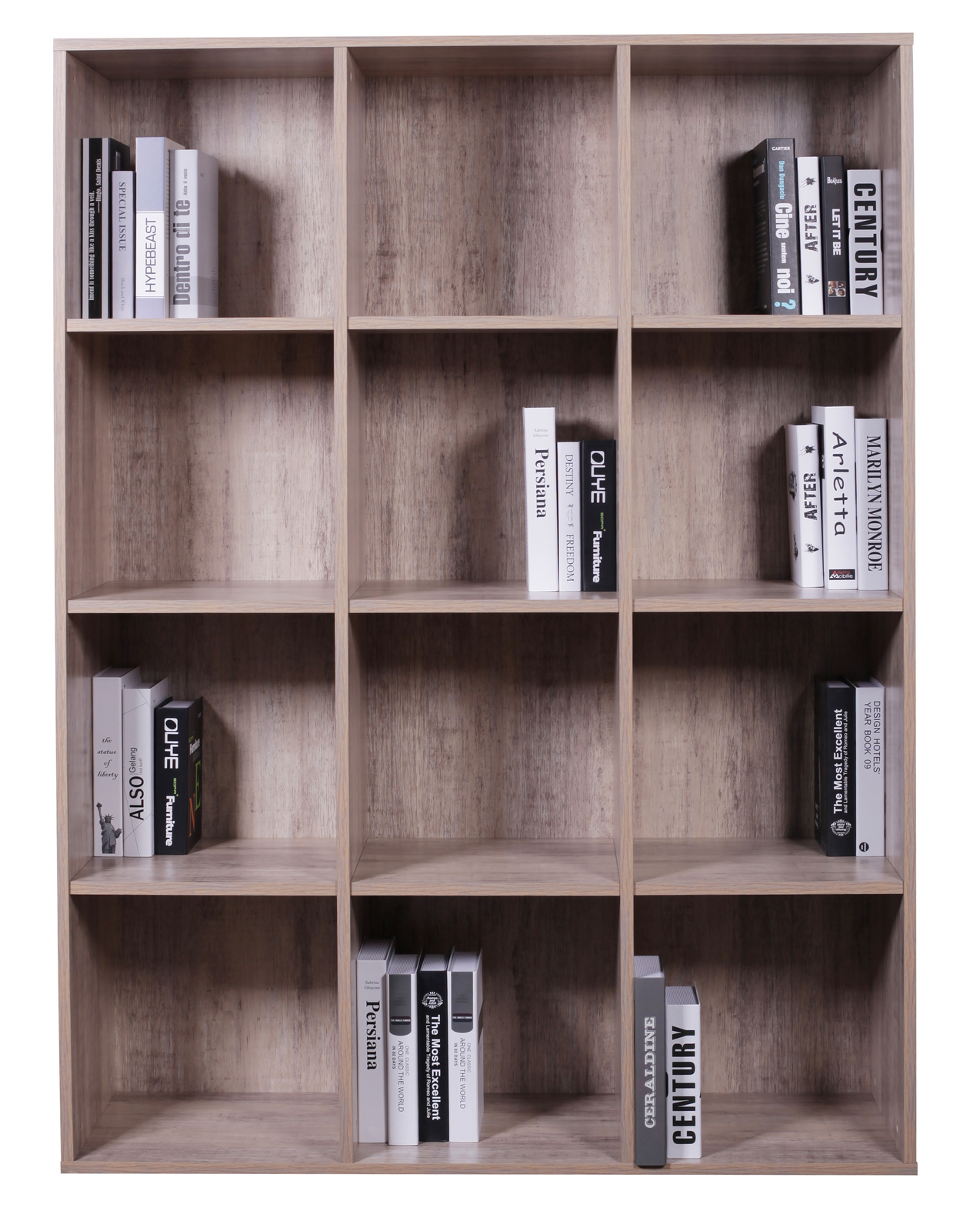 Ape Style: 12 Cube Storage Cubby - Wood Grain image
