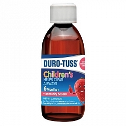 Duro-Tuss: Child Ivy Leaf Liquid - Strawberry (200ml Bottle) image