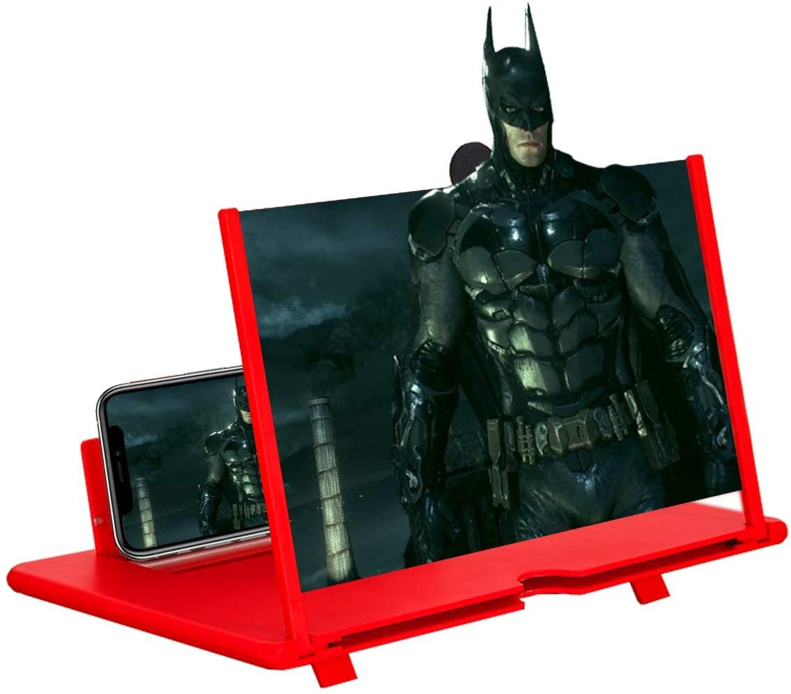 Thin Foldable Mobile Phone Screen Amplifier Red at Mighty Ape NZ