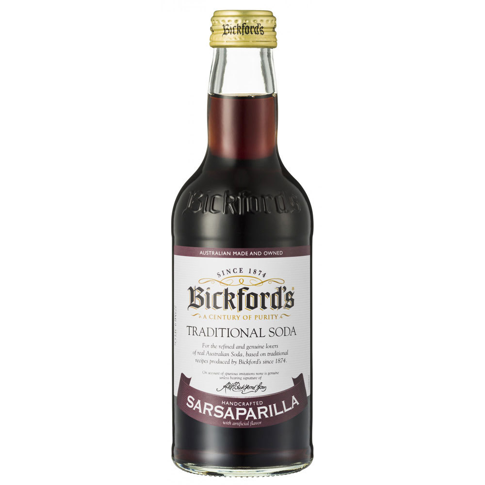 Bickfords Traditional Sarsaparilla Soda 275ml (4 Pack) image